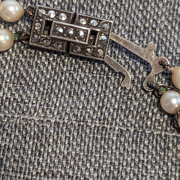 Vintage 1960s High Quality Double Stranded Graduated Faux Pearl Necklace 835 - Picture 6 of 6